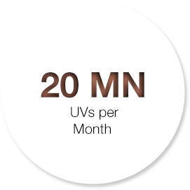 25 MN unique users on monthly